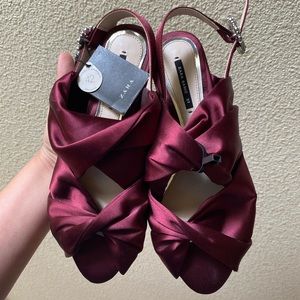 ZARA Satin Flats